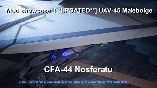 Ace Combat 7 - Mod Test - [ NEW / UPDATED!!] UAV-45 Malebolge for CFA-44