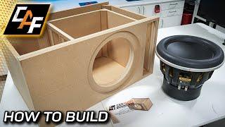 Sound Quality BASS! Ported Subwoofer Box Build - 13W7AE