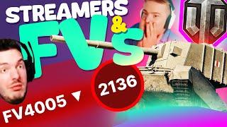 Streamers vs FV4005 / FV215b (183) Compilation Ep. 05 - World of Tanks Funny Moments