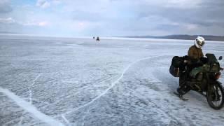 PTILUC sur la glace de Baikal.