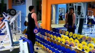 Просто вечерняя панорама качалки  Клуба M-GYM (Киев)