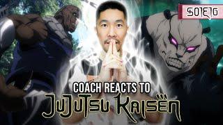 Panda vs Mechamaru | Coach Reacts to Jujutsu Kaisen S1 E16