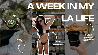 Spend the week with me || Skims unboxing, finding the best croissant in LA, detoxing off of caffeine