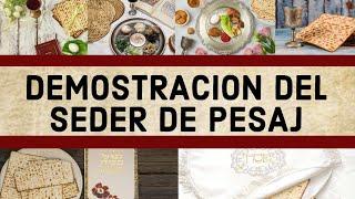 Demostracion Seder de Pesaj 5781