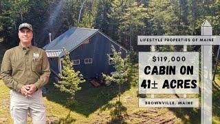 SOLD Off-Grid Cabin on 41± Acres | Maine Real Estate SOLD