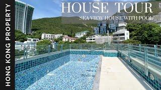  4K HOUSE TOUR | 12A SOUTH BAY RD- LUXURY SEA VIEW TOWNHOUSE WITH POOL | Hong Kong