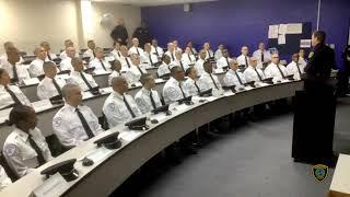 Acting Chief Satterwhite Addresses Cadet Class 266 I Houston Police