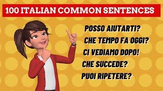  100 Italian Phrases You Need to Know | Learn Italian for Beginners | Everyday Italian Expressions