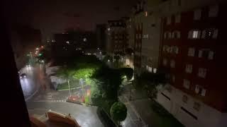 Thunder and lightning over the skies of Gibraltar