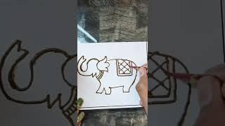 Easy Elephant Mehndi Design For Bridal Hand | Hathi Mehndi #attractive #simple #royal #new #latest