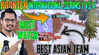 EVERYONE WATCH THIS | KRONTEN VS TOP ASIAN TEAM IN THE FINAL CIRCLE | PUBG MOBILE 200 IQ CLUTCH