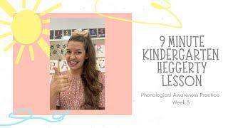 PRE-READING PRACTICE: Kindergarten Heggerty Warm Up - Phonological Awareness