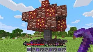 Minecraft UHC but netherite grows on trees...