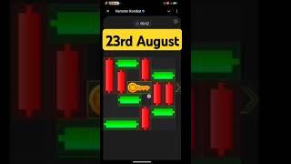Hamster Kombat Mini Game 23rd August (Puzzle Solved) 