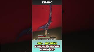KiraMC Và 100 Ngày Minecraft 1.20 Sinh Tồn Siêu Khó *6 | KiraMC #shorts