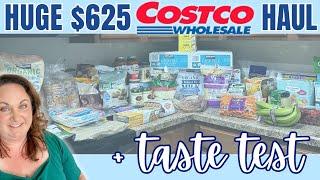 HUGE $625 COSTCO HAUL + Shop with Me and Taste Testing NEW Snacks!