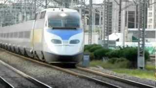 Korail KTX-1 trains at Daejeon station (II)