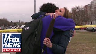 Fox reporter reunited with son live on air after school shooting