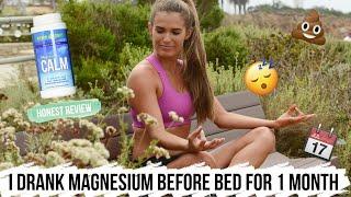 I Drank MAGNESIUM Before Bed for a Month | CALM MAGNESIUM HONEST REVIEW