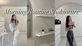 NEW HOUSE MORNING ROUTINE 2021 |  skincare. Productive & Healthy Habits