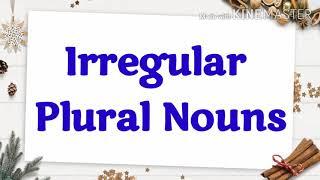 Irregular Plural Nouns