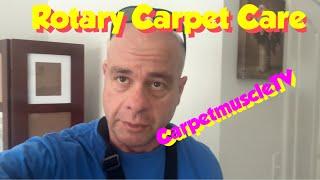 12 inch Rotary Carpet Cleaner.  Vlm carpet cleaning and extraction.