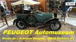 PEUGEOT Automuseum in Sochaux (F) - Mai 2024  (Musée de L'Aventure Peugeot)