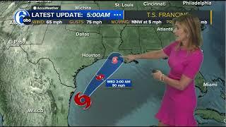 Tropical Storm Francine tracker: Storm forecast to become hurricane as it approaches Gulf Coast