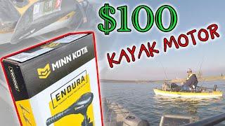 MinnKota Endura Trolling Motor UNBOXING for KAYAK