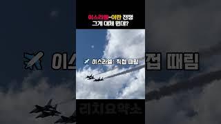 이스라엘-이란 전쟁, 대체 그게 뭔데?