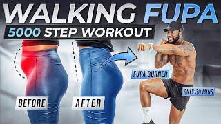 5000 STEPS WORKOUT AT HOME | FUPA Fat Burn Walk | 30 MIN