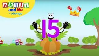 Get to Know Numbers 11 to 15! | Numbers & Shapes with Akili and Me | African Educational Cartoons