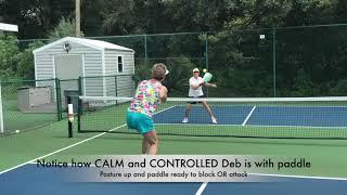 Pickleball: "Defending the Roll", Deb Harrison