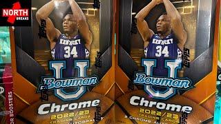 22-23 Bowman Chrome U Basketball TRIPLE Hobby Box: Caitlin Clark Chase!