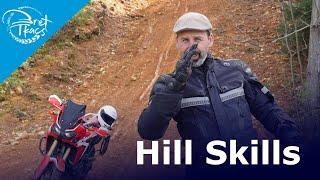 Riding up hills (adventure motorcycle hill climbs)