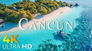 24 HOURS DRONE FILM CANCUN in 4K + Relaxation Film 4K | Nature Relaxation Ambient