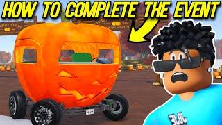 *FULL TUTORIAL* ON HOW TO GET THE NEW PUMPKIN CAR & $150,000 IN THE GREENVILLE HALLOWEEN EVENT!