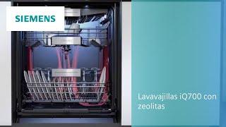 Lavavajillas iQ700 con Zeolitas  | Secado perfecto de la vajilla | SIEMENS