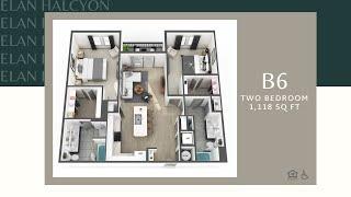 Elan Halcyon | B6 - 1188 SQ. FT