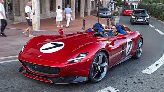 SUPERCARS in MONACO 2023 -132- ( Monza SP2, 812 Competizione, Daytona Spider, 599 GTO...)