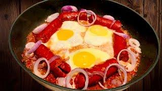 HOTDOG AND EGG! YUMMY AND SIMPLE RECIPE!