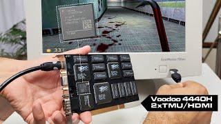 I Got HDMI Output from a Custom 3dfx Voodoo 1 Card! Quake, Resident Evil, Half Life & More in 2024!