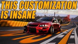 USING THE INSANE CUSTOMIZATION TO BUILD THE SICKEST EVO IN CARX STREET