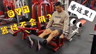 健身房器械不会用？｜ 别再只来健身房跑步 ｜ EP 16 GYM 器械扫盲贴—练腿篇