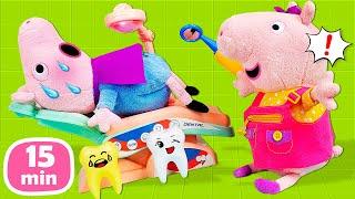 Peppa Wutz Kompilation - Spielzeug Videos für Kinder. 3 Folgen am Stück. Plüpa Plüsch Paradies