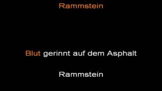 Rammstein - Rammstein (instrumental with lyrics)