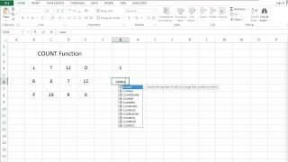 COUNT Function - How to count only numeric values in excel - Excel