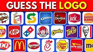 Guess The Food Logo in 2 Seconds | 100 Famous Logos  Logo Quiz