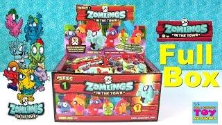 Zomlings Zombies Invade The USA Series 1 Full Box Unboxing | PSToyReviews