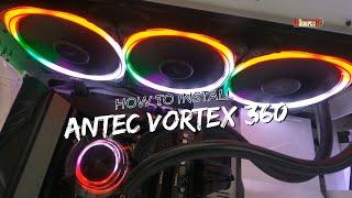 How to install Antec Vortex 360 liquid Cooler | Insource IT